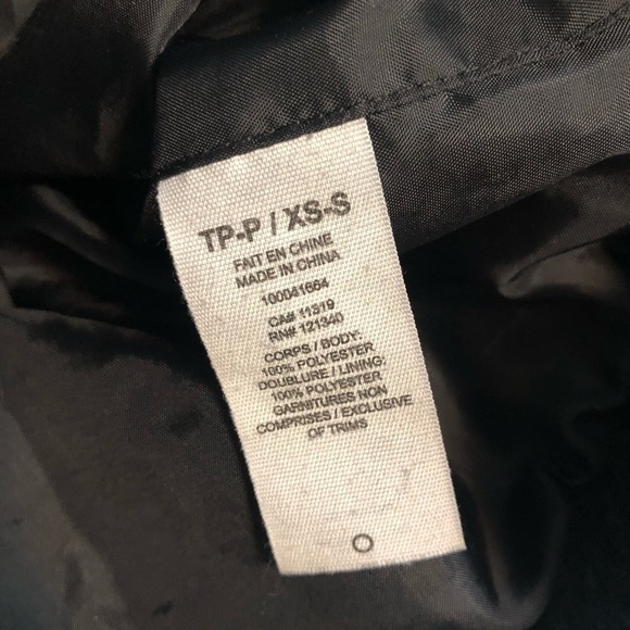 GARAGE Black Fuzzy Zip Up Teddy Coat Jacket small - Picture 5 of 6